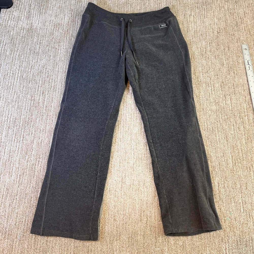 Calvin Klein Performance Women Gray Fleece Wide Leg Sweatpants M M3HF0768
